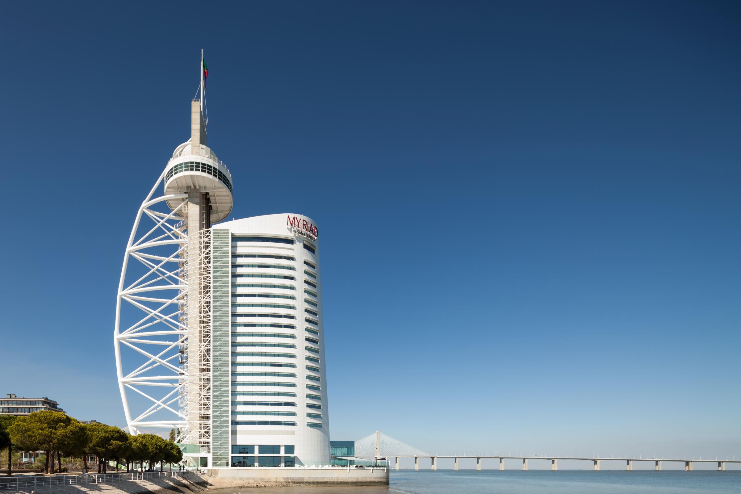 Myriad By Sana Hotels Lisboa Exteriér fotografie The Vasco da Gama Tower, Lisbon, Portugal