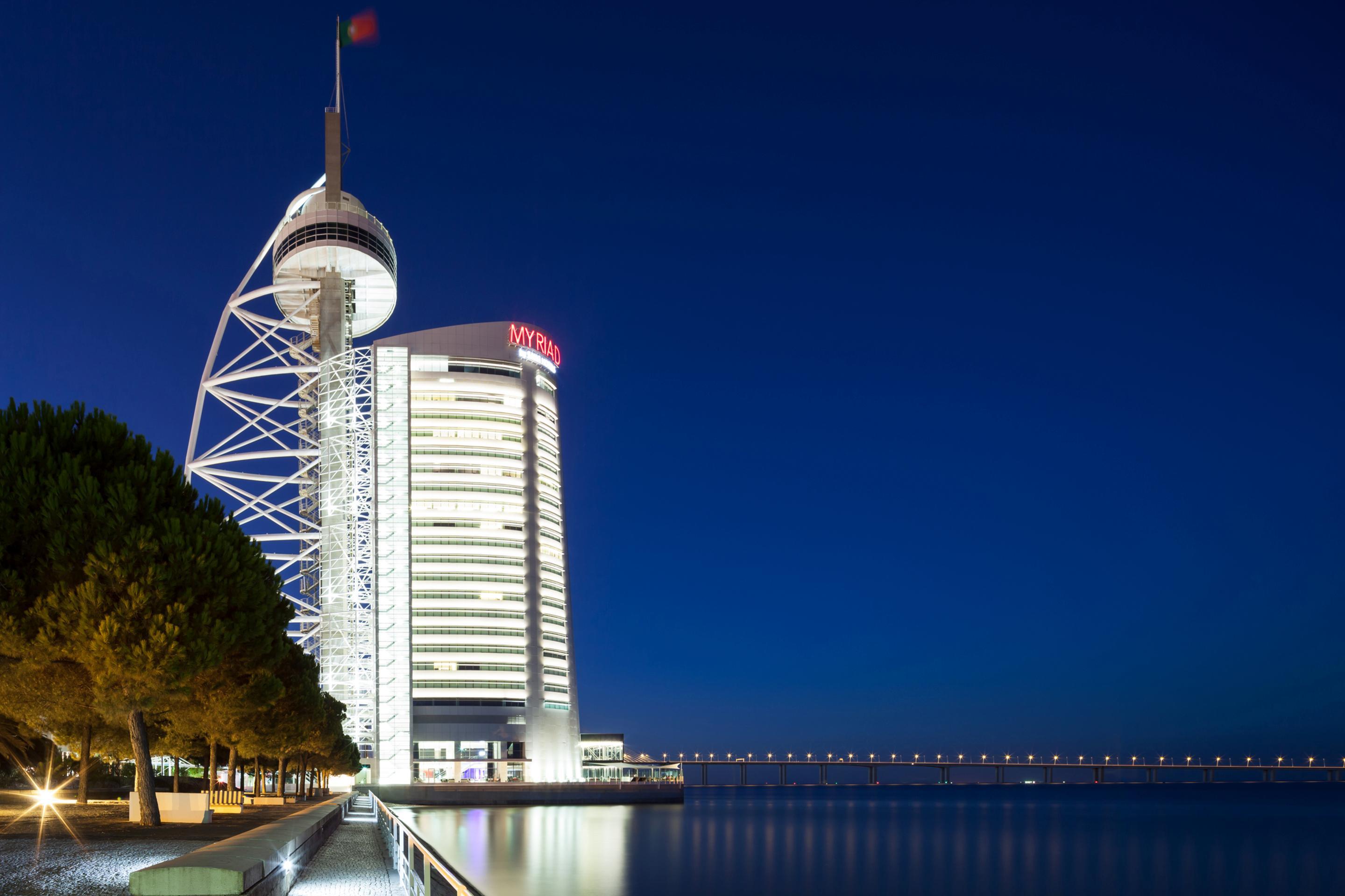 Myriad By Sana Hotels Lisboa Exteriér fotografie The Vasco da Gama Tower, Lisbon, Portugal